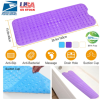 Bath Tub, and Shower Mat, Non-Slip, Anti-Bacterial with Suction Cups, Washable