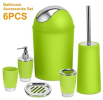 Bathroom Accessories Set, 6 Pieces of Bathroom Ensemble