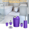 Bathroom Accessories Set, 6 Pieces of Bathroom Ensemble