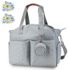 Breast Pump Bag, and Diaper Tote Bag with Detachable Shoulder Strap