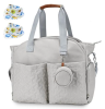 Breast Pump Bag, and Diaper Tote Bag with Detachable Shoulder Strap