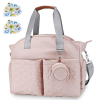 Breast Pump Bag, and Diaper Tote Bag with Detachable Shoulder Strap