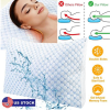 Cooling Memory Foam Pillow, Ventilated Soft Bed Pillow with Cooling Gel