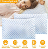 Cooling Memory Foam Pillow, Ventilated Soft Bed Pillow with Cooling Gel