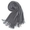 Men/Women Oversize Cashmere Wool Shawl, Scarf, Soft Pashmina