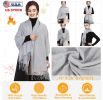 Men/Women Oversize Cashmere Wool Shawl, Scarf, Soft Pashmina