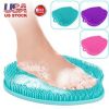 Shower Foot Scrubber Mat, Exfoliation, Cleaner, Improve Circulation, Anti-slip