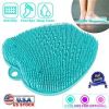 Shower Foot Scrubber Mat, Exfoliation, Cleaner, Improve Circulation, Anti-slip