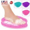 Shower Foot Scrubber Mat, Exfoliation, Cleaner, Improve Circulation, Anti-slip