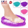 Shower Foot Scrubber Mat, Exfoliation, Cleaner, Improve Circulation, Anti-slip