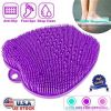 Shower Foot Scrubber Mat, Exfoliation, Cleaner, Improve Circulation, Anti-slip