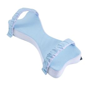 Sleeping Knee Pillow With Memory Cotton Side (Color: Light Blue)