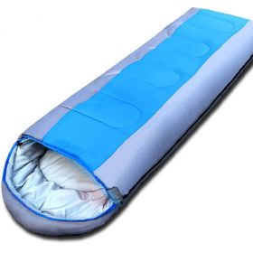 1800g Camping Sleeping Bag For -15~15℃ Temperature, Ultralight Waterproof (Color: Blue)