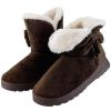 Women Ladies Snow Boots, Super Soft Fabric, Mid-Calf Plush Warm Lining