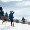 Women's Snow Boots, Waterproof Faux Suede, Mid-Calf, Fur Warm Lining