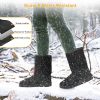 Women's Snow Boots, Waterproof Faux Suede, Mid-Calf, Fur Warm Lining