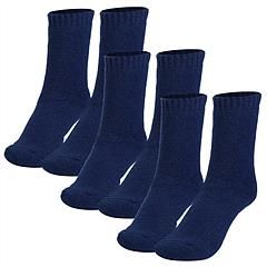 Men Warm Wool Socks, Soft Cozy Winter Thermal Socks, Indoor/Outdoor (Color: Navy Blue)