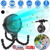 Portable Baby Stroller Fan with Flexible Tripod Clip, 3 Speeds, 360° Tilt Head