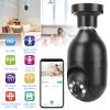 WiFi Bulb Camera, 1080P FHD, IP Pan, Tilt Security Surveillance Camera