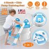 Kids Toilet Seat, Toddler Potty Training Chair with Steps, and Anti-slip