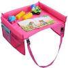 Kids Safety Travel Tray, Waterproof, Snack Table, and Toy Holder