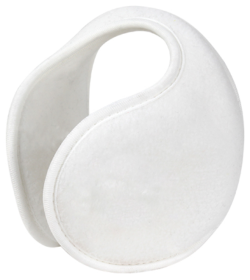 2Pcs Ear Warmers Unisex Winter Earmuffs, Behind-the-Head (Color: White)