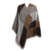 Women Winter Warm Scarf, 74.8x25.6In Long, Soft Knitted Shawl Extra Thick