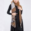 Women Winter Warm Scarf, 74.8x25.6In Long, Soft Knitted Shawl Extra Thick