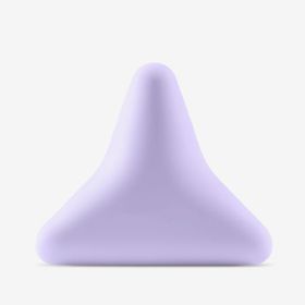 Massage Triangular Cone for Psoas Muscle, Spine, Neck, and Feet (Color: Purple)