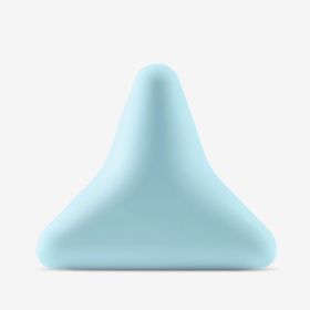 Massage Triangular Cone for Psoas Muscle, Spine, Neck, and Feet (Color: Blue)